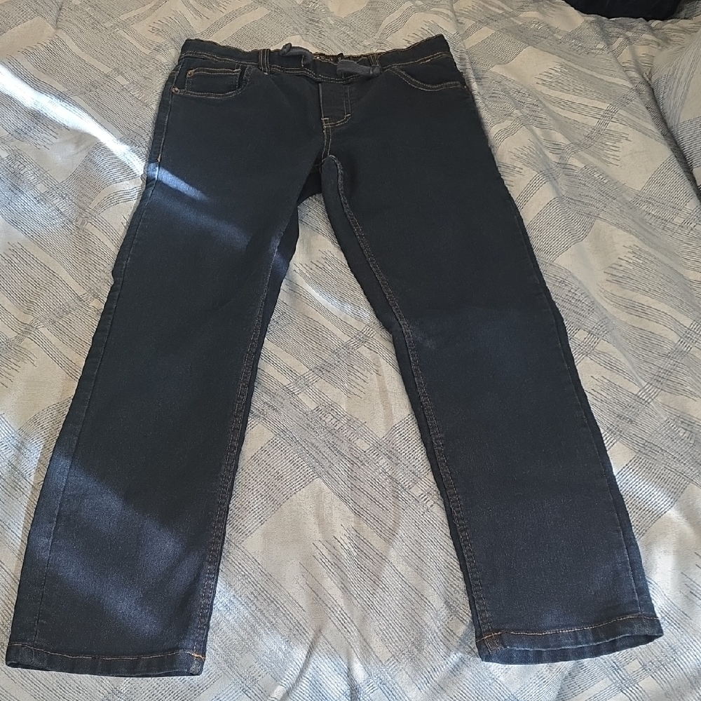 Lucky Brand Boy's Dark Indigo Straight Jeans